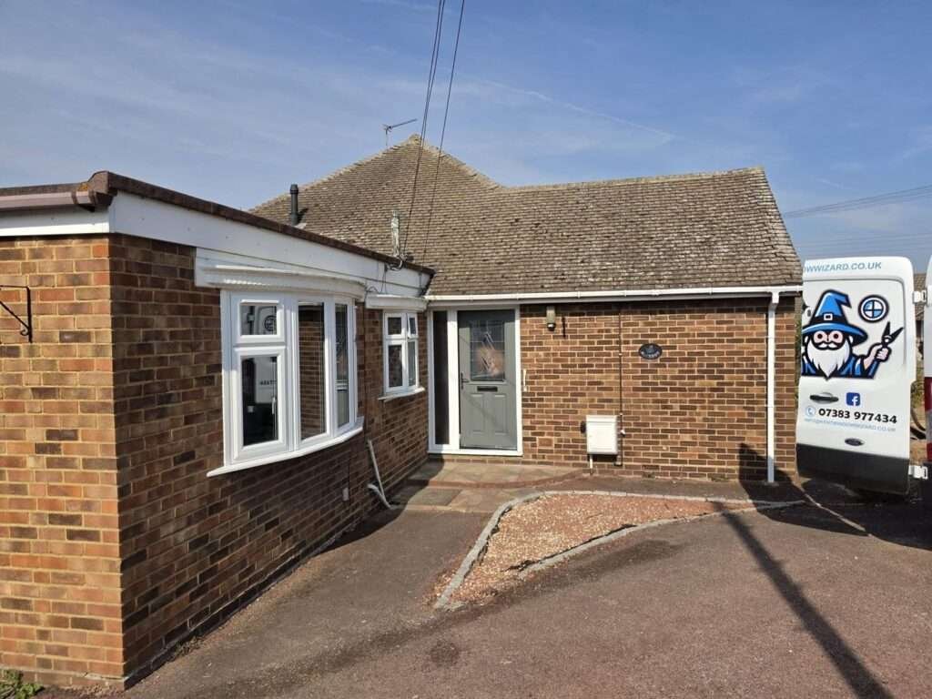 Bungalow with new uPVC windows and composite front door
